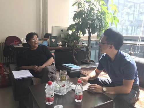 我会秘书处拜访中国工程院院士唐孝炎并做工作汇报